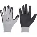 MCR Safety Coated Gloves, XL, Palm, Foam Nitrile Glove Coating Material, 3 ANSI/ISEA Abrasion Level, 1 PR