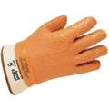 Chemical Resistant Glove, L, PVC, Tan, 1 PR
