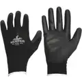 Mcr Safety Coated Gloves, S, Palm, Polyurethane Glove Coating Material, 3 ANSI/ISEA Abrasion Level, 1 PR