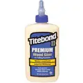 Titebond Wood Glue, Premium, 8.00 oz. Bottle, Honey Cream, 1 EA