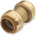 Coupling, Tube Fitting Material DZR Brass, Fitting Connection Type Push-Fit, Tube Size 3/4 in