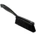 13" L Polyester Short Handle Bench Brush, Black