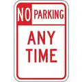 Lyle Parking, No Header, Recycled Aluminum, 18" x 12", With Mounting Holes, Top/Bottom Centered