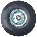 10-3/8" Light-Medium Duty Sawtooth Tread Flat-Free Wheel, 350 lb. Load Rating