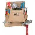 Clc Tool Pouch: 8 Pockets, Belt/Hammer/Nail Sets/Pencils/Pliers, Belt Slot, For 2 3/4 in Max Belt Wd