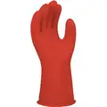 Red Electrical Gloves, Natural Rubber, 0 Class, Size 8