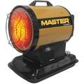 Master Oil Fired Radiant Heater, 4 gal., 0.50 gph, BtuH Output 80,000, 1750 sq. ft.