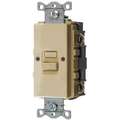 Hubbell Wiring Device-Kellems 20A Commercial Receptacle, Ivory; Tamper Resistant: No