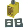 Hubbell Wiring Device-Kellems Portable Outlet Box, Number of Gangs 1, Number of Inlets 1, 4.82" Length, 3.18" Width