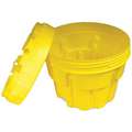20 gal. Yellow Polypropylene Open Head Overpack Drum