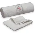 Ability One Shop Towel: Oil and Grease, Shop Towel, New, White, 16 in x 19 in, 12 PK