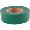 Polyethylene Flagging Tape; 150 ft. L x 1-3/16" W, 5 mil Thick, Green