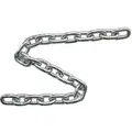 20 ft. Grade 30 Straight Chain, 3/16" Trade Size, 800 lb. Working Load Limit, For Lifting: No