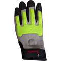 Imperial I-Tab Mechanics Glove, L, Green/Gray, 1 PR