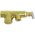 Pilot Valve: 3/8" Inlet Size, 3/8" Outlet Size, 1/4" Exhaust Size, Brass, Air