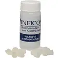 Inficon Filter Kit: TEK-Mate or Compass Refrigerant Leak Detector, 20 PK
