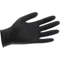 Black Lightning Nitrile Disposable Gloves, L, 9-1/2", 6 mil, Black, 100 PK