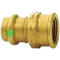 Low Lead Bronze Adapter, Press x FPT Connection Type, 1/2" x 3/4" Tube Size