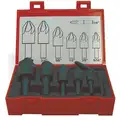 Countersink Set, 60 Countersink Angle, Number of Pieces 7, Cobalt, Bright (Uncoated)