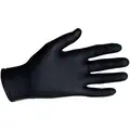 Imperial Nitrile Disposable Gloves, 2XL, 9-1/2", 5 mil, Black, 100 PK