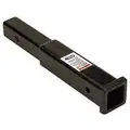 Hitch Receiver Extension: 12 in Overall Lg, 2 1/4 in Overall Wd, 2 1/4 in Ht