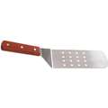 Crestware Turner with 10" Stainless Steel Perforated Blade and 4-3/4" Brown Handle