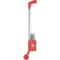 Krylon Wheeled Marking Wand: Can of Marking Paint or Chalk, 34 in Overall L, Steel/Plastic