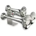 Wolo Three Trumpet Train Horn: Air, 16 1/2 in L, 14 3/4 in W, 11 in Ht