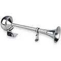 Wolo High Tone Single Trumpet Horn: Electric, 15 1/2 in Lg, 4 in Wd, 4 1/2 in Ht