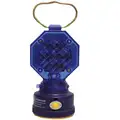 K&E Safety Magnetic Safety Light, LED, (2) D Batteries (Not Included), Flashes per Minute 60, 9" Height