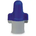 3M Twist On Wire Connector, Application Wide Range, Wire Connector Style Standard, Color Blue/Gray