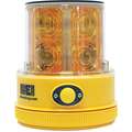 Rechargeable Safety Light, LED, Solar, Flashes per Minute 60, 100, 100, 120, 5" Height