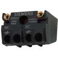 Siemens Contact Block, 30mm, 1NC Contact Form, 10A AC/5A DC @ 600VAC/DC Contact Rating
