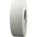Polyken Gaffer's Tape: White, 1 7/8 in x 54 yd, 11.5 mil, Vinyl Coated Cloth Backing, Rubber Adhesive