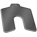 Polyester Slotted Shim with Tab, 0.0600" Thickness, Trade Size: A