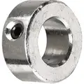 Zinc Plated Steel Shaft Collar, Set Screw Collar Style, Standard Dimension Type, 3/4" Bore Dia.