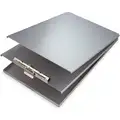 Saunders Silver Aluminum Storage Clipboard, Legal File Size, 9-1/8" W x 14-1/2" H, 1/2" Clip Capacity, 1 EA