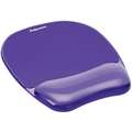 Fellowes Mousepad W/Wrist Support,Purple