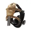 Full Face Respirator, A V-3000 Series, L, Cartridges Included No