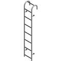 Cotterman 6 ft. Steel Storage Tank Ladder with 300 lb. Load Capacity