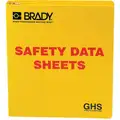Safety Data Sheets Binder, English, Includes Chain, (2) Sheet Lifters, 1.5" Depth
