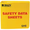 Safety Data Sheets Binder, English, Includes Chain, (2) Sheet Lifters, 3" Depth