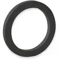 Cam and Groove Gasket: 2 in For Coupling Size, Black, 2 5/8 in Outside Dia, Flat, 0.3 in Thick