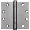 4-1/2" x 1-1/2" Butt Hinge with Satin Nickel Finish, Full Mortise Mounting, Square Corners