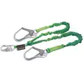 Honeywell Miller Stretchable Shock-Absorbing Lanyard, Number of Legs: 2, Working Length: 4 ft. to 6 ft.