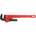 Cast Iron 18" Straight Pipe Wrench, 2-1/2" Jaw Capacity