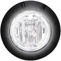 Maxxima Utility Light: Clear, Recessed, Pigtail, 2 in Wd - Vehicle Lighting
