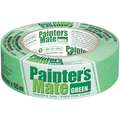 Shurtape Paper Painters Masking Tape, Rubber Tape Adhesive, 5.40 mil Thick, 36mm X 55m, Green, 1 EA