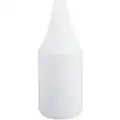 Spray Bottle: 24 oz Container Capacity, White, 28/400 Closure Size, 3 PK