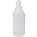 Spray Bottle: 32 oz Container Capacity, White, 28/400 Closure Size, 3 PK